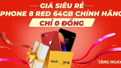 Giá Knock out, bán xuyên đêm, giá siêu rẻ: iPhone 8 RED chỉ 0 đồng