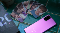 Mở hộp Galaxy S20+ phiên bản BTS: Màu tím hồng dễ thương, nhiều quà kèm theo dành riêng cho các fan A.R.M.Y