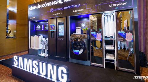 Samsung trình diễn dải sản phẩm gia dụng cao cấp dẫn đầu xu hướng IoT