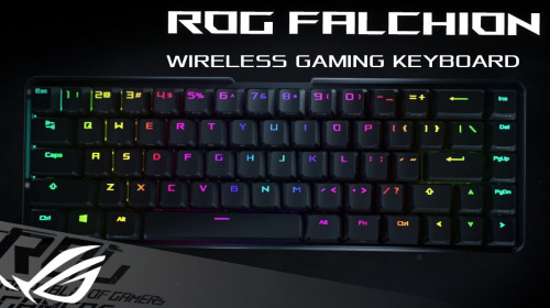 ASUS ra mắt bàn phím cơ ROG Falchion siêu nhỏ gọn, switch Cherry MX, pin 400 giờ, tích hợp "touch bar"