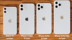 Trên tay mô hình iPhone 12, iPhone 12 Max, iPhone 12 Pro và iPhone 12 Pro Max tại Việt Nam