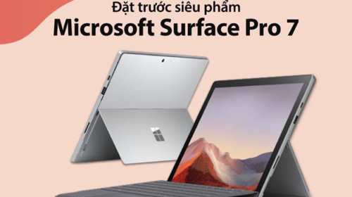 Nhận ngay ưu đãi trị giá 3 triệu khi đặt trước siêu phẩm Microsoft Surface Pro 7 tại FPT Shop