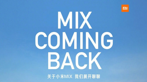 Xiaomi xác nhận ra mắt Mi MIX mới vào ngày 29/3