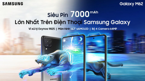 Samsung ra mắt smartphone có pin khủng 7000mAh tại VN, giá 9.99 triệu