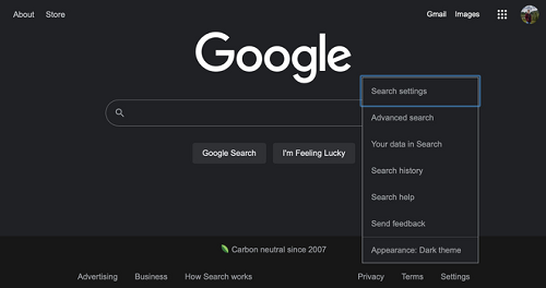 Google Search cuối cùng cũng có chế độ dark mode cho trình duyệt máy tính