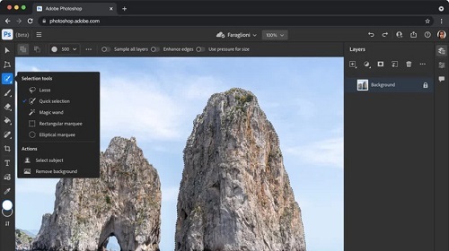 Adobe mang phần mềm chỉnh sửa ảnh Photoshop lên nền tảng web