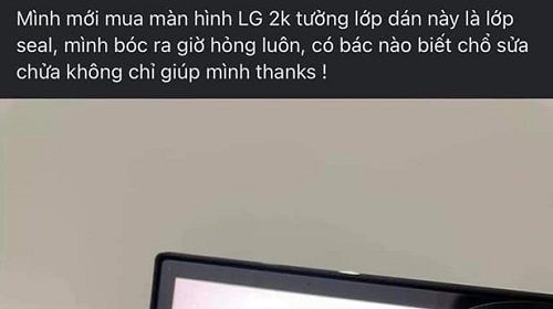 Màn hình PC mới mua đã hỏng vì người dùng lỡ tay bóc lớp dán 'lạ', dân mạng đồng loạt thắc mắc: Thứ này rốt cuộc là gì, có vai trò ra sao?