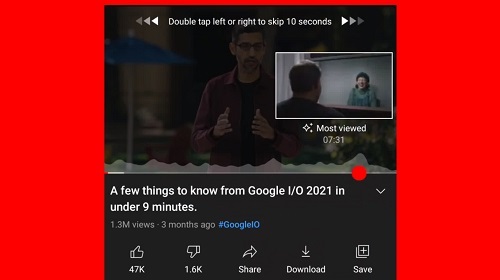 YouTube đang thử nghiệm tính năng mới, giúp tìm ra phân đoạn được xem nhiều nhất của video