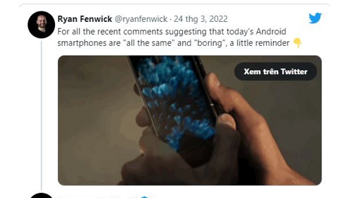Samsung khen nhầm điện thoại gập của đối thủ trên Twitter