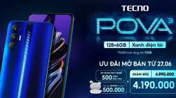 Thêm một đối thủ phá giá smartphone - chỉ 4 triệu sở hữu ngay siêu phẩm gaming TECNO POVA 3 pin trâu màn hình khủng
