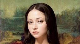 Trí tuệ nhân tạo vẽ Mona Lisa của thế kỷ 21
