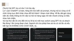 Người dùng Việt kêu trời vì bản cập nhật ChatGPT-4o, gọi đây như là “một trò lừa”